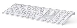 Wireless Keyboard for PC (Silver & White)